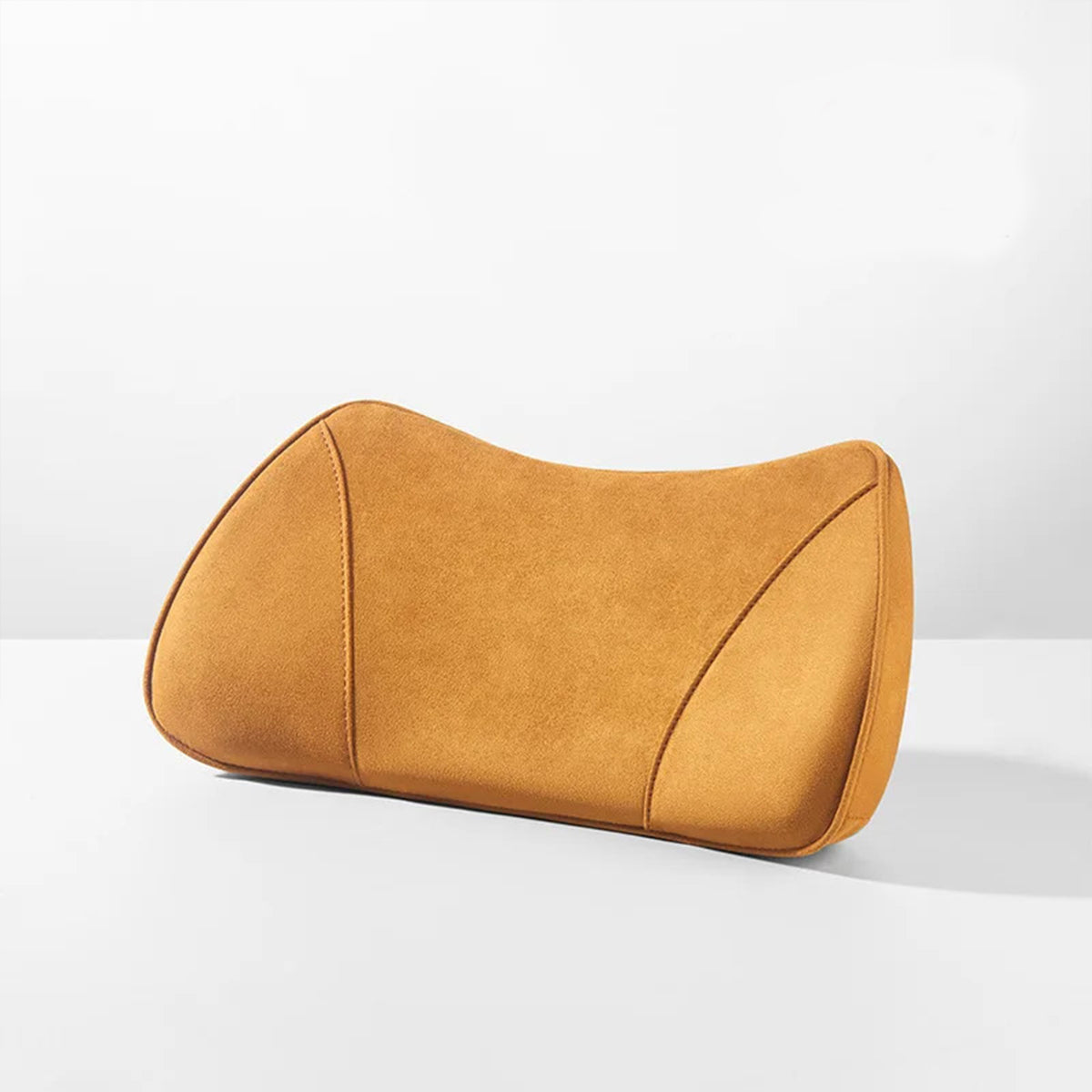 Fashionable Comfort Car Cushions: Alleviate Lower Back Pain with Waist Cushions and Backrest Pillows for Posture Correction - Delicate Leather