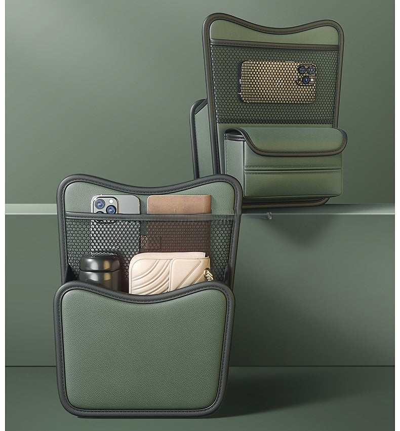 Purse Holder for Cars - Handbag Holder Between Seats - Delicate Leather