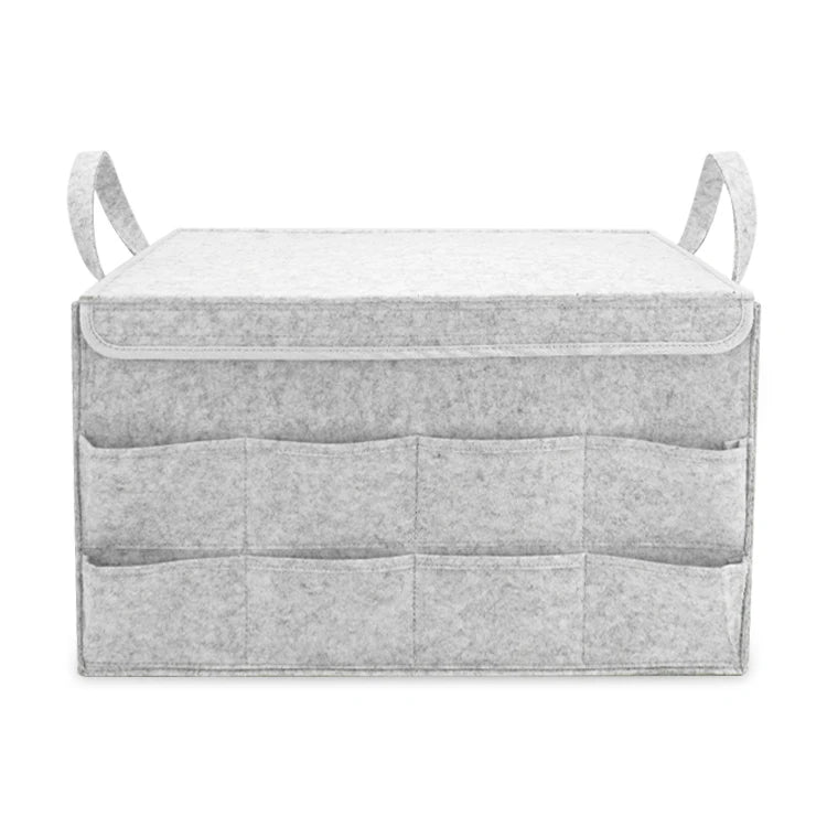 Foldable Large Car Trunk Organizer with Rear Compartment and Protective Cover - Delicate Leather