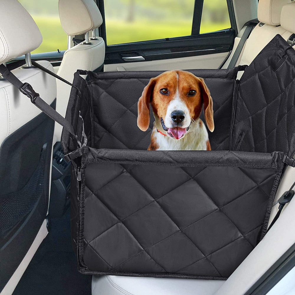 Popular Car Dog Pad Waterproof Rear Seat Cushion Pet Travel Dog Car Stereoscopic Seat Cover - Delicate Leather