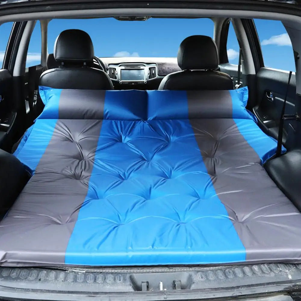 Car Iatable Bed SUV Car Mattress Rear Row Car Travel Sleeping Pad Off-road Air Bed Camping Mat Air Mattress Auto Accessories - Delicate Leather
