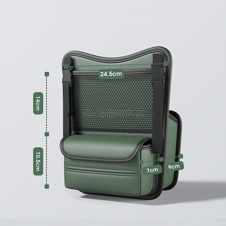 Purse Holder for Cars - Handbag Holder Between Seats - Delicate Leather