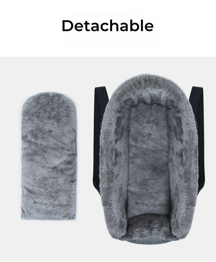 Dog Car Seat Center Console Seat Pet Booster for Small Dogs and Cats - Delicate Leather