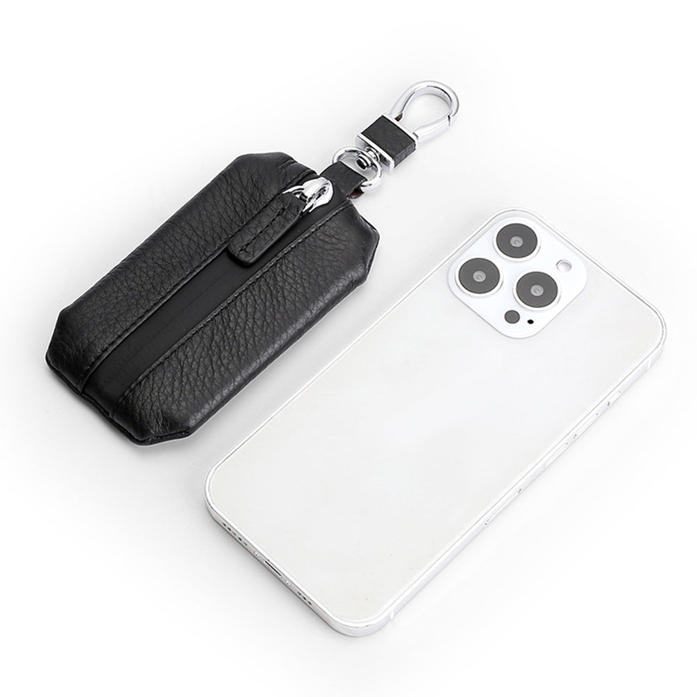 Small Size Real Leather Car Key Case Bag - Key Wallet Bag Key Protector - Delicate Leather