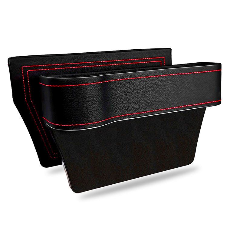 Car Seat Gap Filler Organizer, Custom For All Cars, Multifunctional Large-Capacity Non-Slip Car Seat Gap Filler - Delicate Leather