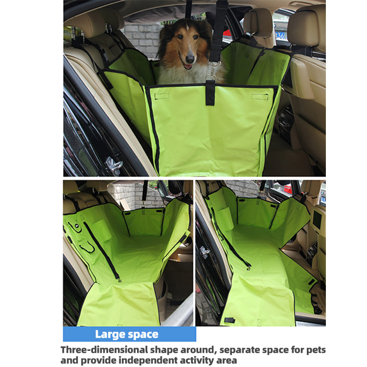 2024 Hot Selling Oxford Luxury Travel Waterproof Pet Dog Hammock Car Back Seat Cover Protector - Delicate Leather