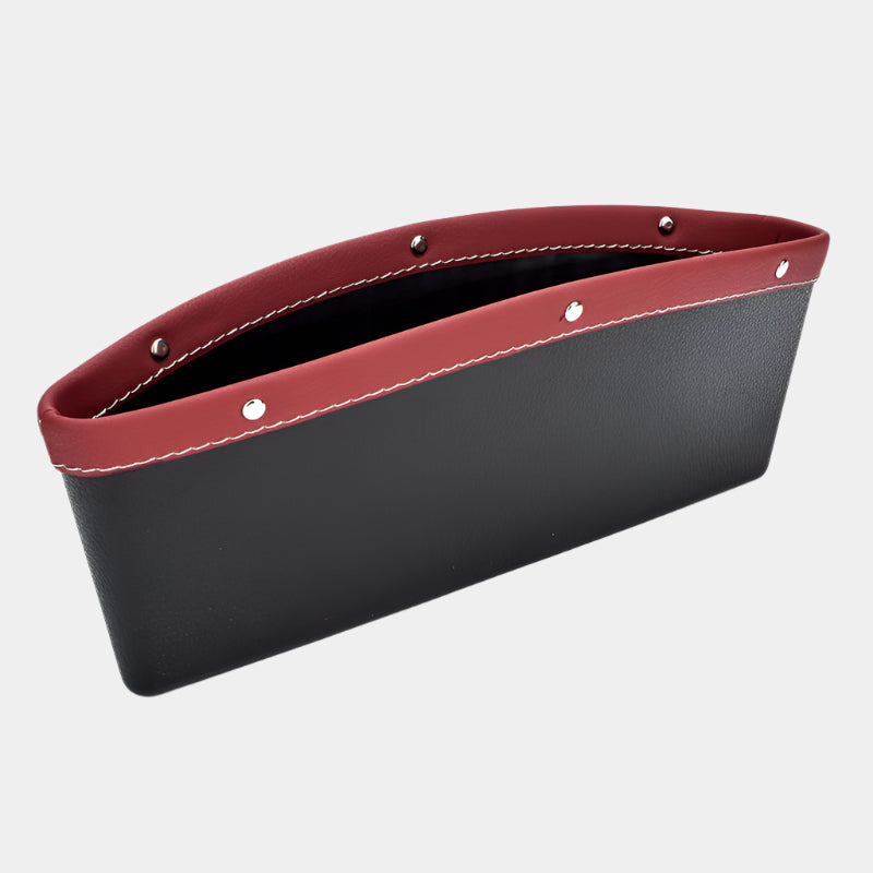 Car Seat Gap Filler Organizer, Custom For All Cars, 2024 Hot Selling Multifunctional PU Leather Car Seat Side Gap Filler Organizer - Delicate Leather