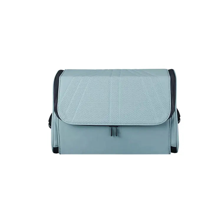 Premium Car Back Seat Organizer - Customized Leather Trunk Car Accessories with High-Quality Storage - Delicate Leather