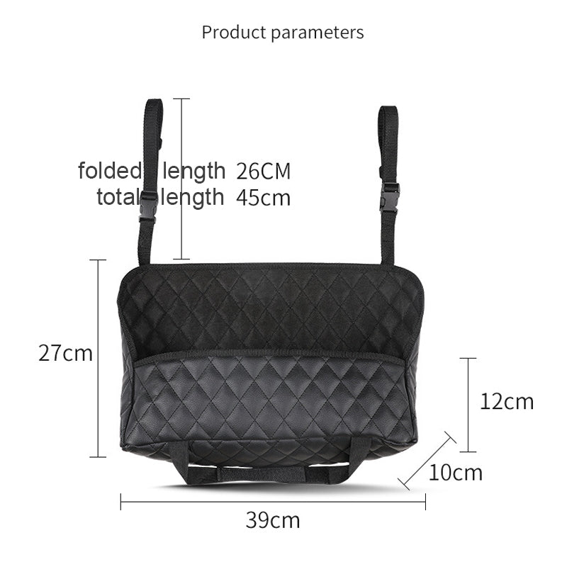 Car Accessories Seat Hanging Organizer Storage Bag - Car Purse Handbag Holder Between Seats