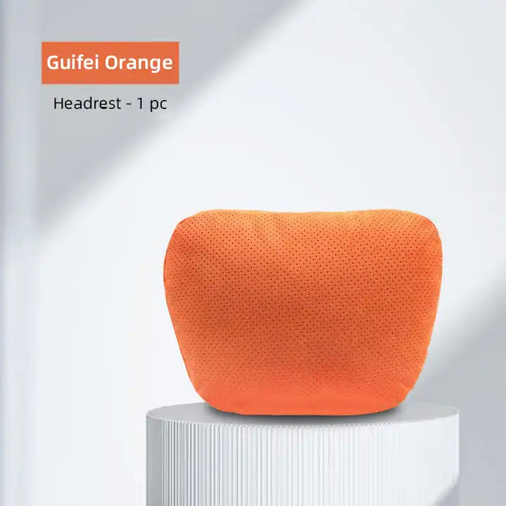 Enhance Your Driving Comfort with the Universal Car Seat Pillow: Soft and Luxurious Space Leather for Neck Support - Delicate Leather