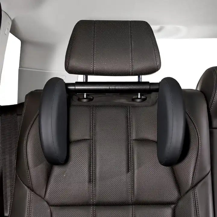 Enhance Your Driving Comfort with the Auto Leather Memory Cotton Head Pillow: Single Car Neck Headrest for Neck Relief and Cushioning - Delicate Leather