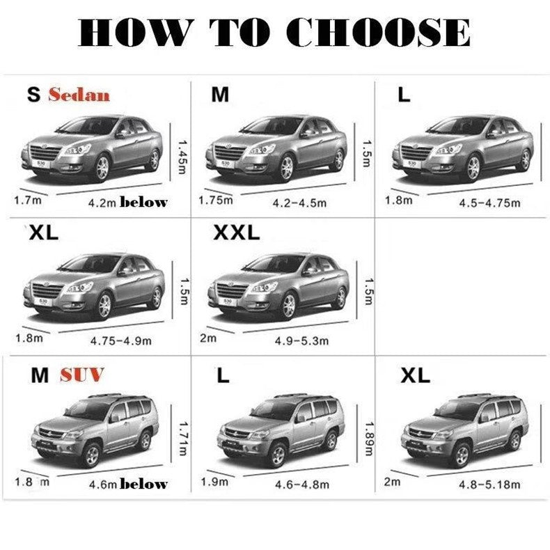 All Weather Universal Fit Anti-UV Proof Outdoor Custom Auto Exterior Parking Waterproof Car Cover for SUV - Delicate Leather