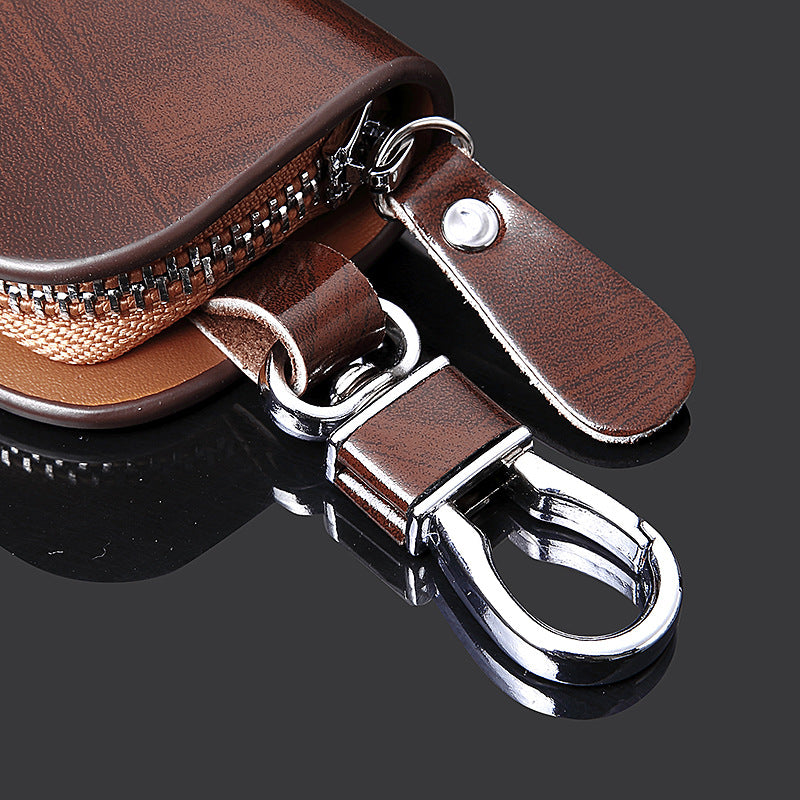 New Arrivals Luxury Leather Portable Gift Brand Car Key Holder Bag Case - Delicate Leather