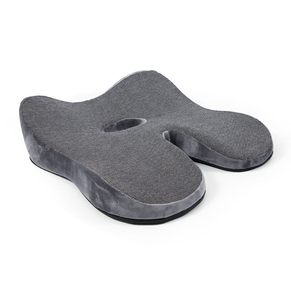 High-Quality Foam Seat Cushion - Coccyx Orthopedic Memory Foam Cushion for Office Chair - Delicate Leather