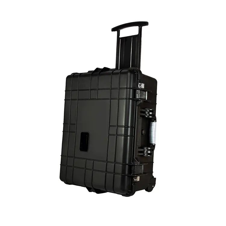 Durable Heavy-Duty Rolling Trolley Tool Case: Pelican 1560 Luggage Storage Box with Foam and Wheels - Delicate Leather