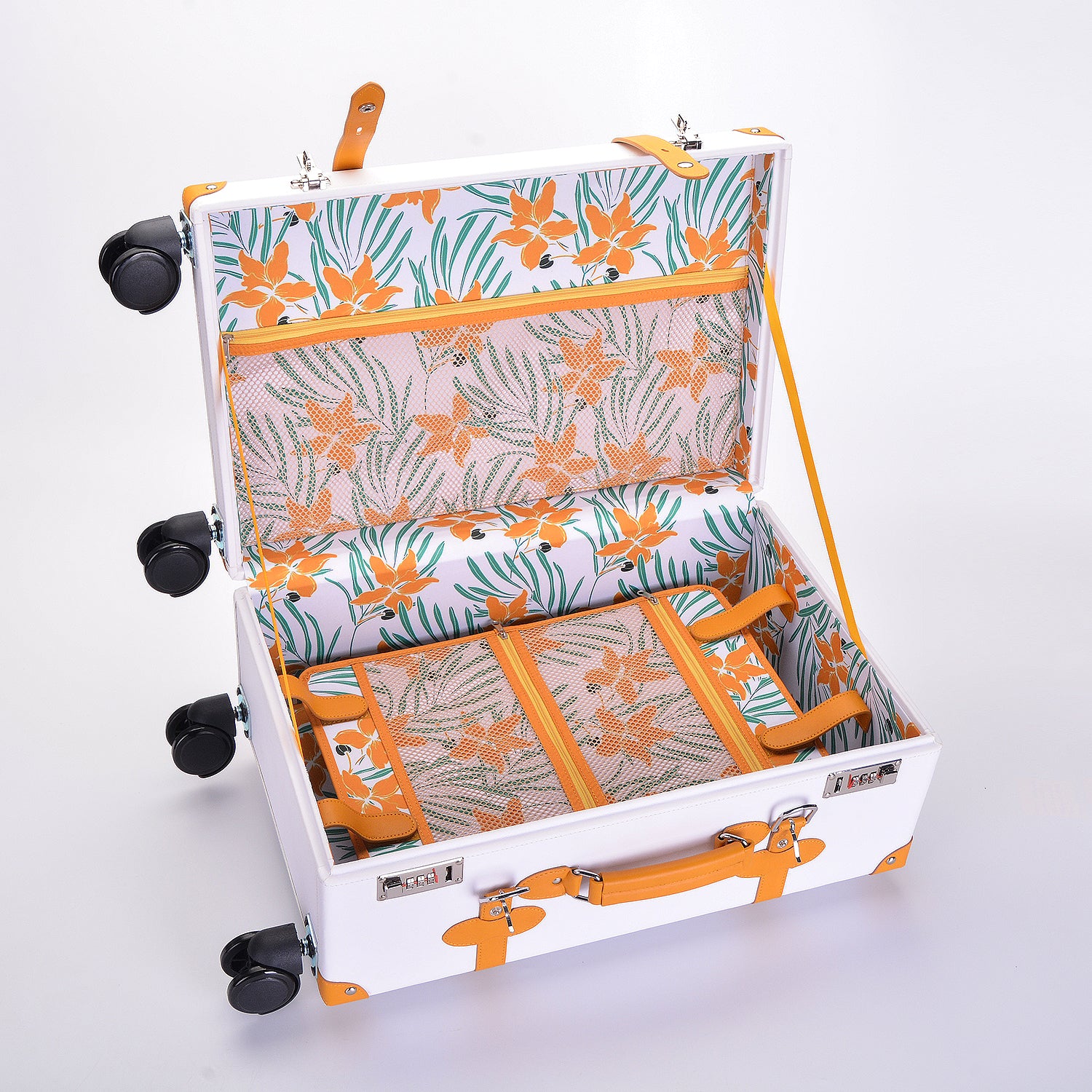 High-End Luxury Custom PU Leather Paper Cardboard Suitcase Box