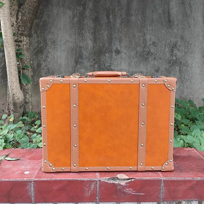 Classic Large Wooden Decorative Storage Trunk Set - 4 Pieces