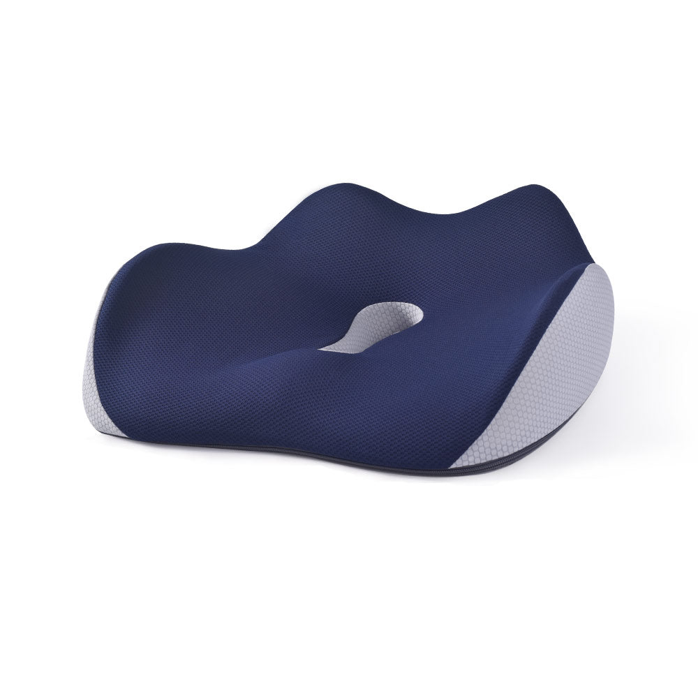 Memory Foam Office Booster Cushion - Sedentary Support, Four Seasons Universal - Delicate Leather