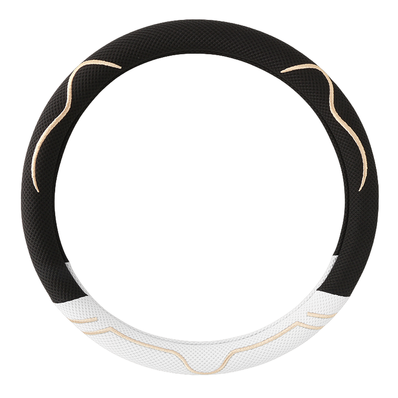 Universal Steering Wheel Cover - PU Leather O and D Shape - Delicate Leather