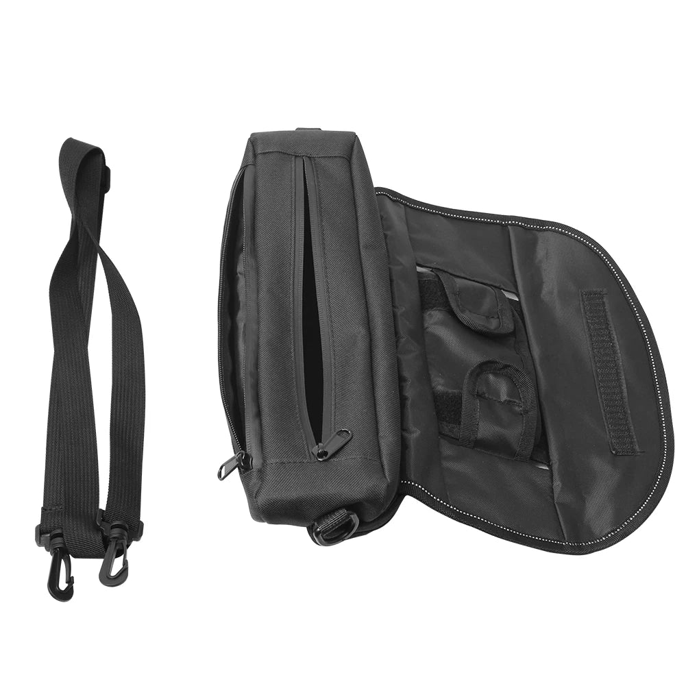 Motorcycle Waterproof Handlebar Travel Storage Bag for Car - Delicate Leather