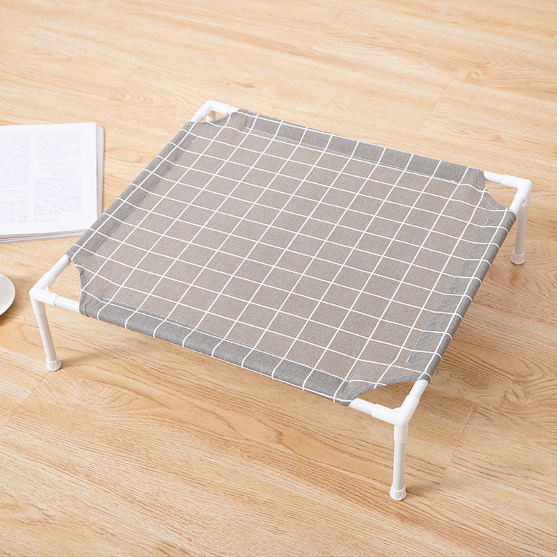 Detachable Cat Hammock Bed - Metal Frame, Cooling Bed for Cats and Small Dogs - Delicate Leather