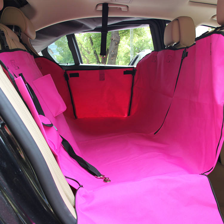 2024 Hot Selling Oxford Luxury Travel Waterproof Pet Dog Hammock Car Back Seat Cover Protector - Delicate Leather