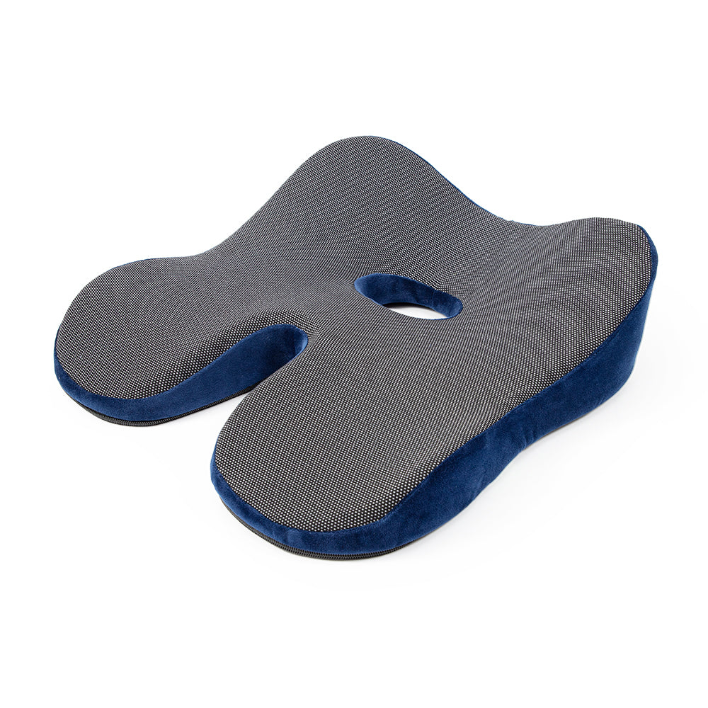 High-Quality Foam Seat Cushion - Coccyx Orthopedic Memory Foam Cushion for Office Chair - Delicate Leather