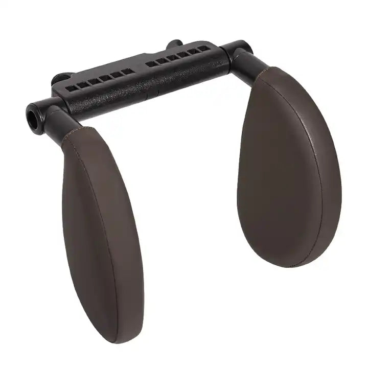 Enhance Your Driving Comfort with the Auto Leather Memory Cotton Head Pillow: Single Car Neck Headrest for Neck Relief and Cushioning - Delicate Leather