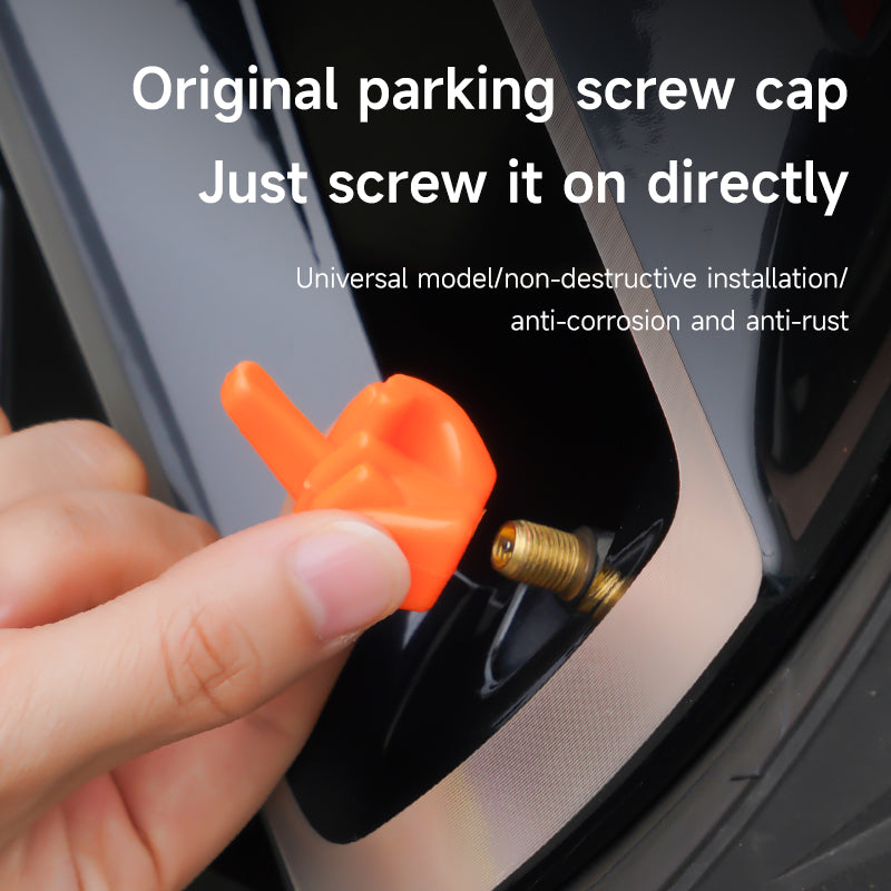 Factory Plastic Finger Colorful Stem Wheel Tire Valve Cap Cover - Tyre Caps for Bus, Car, Bike, Motor - Delicate Leather