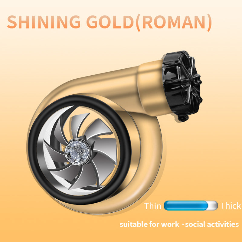 Car Perfume Wood Vent Diffuser - Turbine Design - Delicate Leather