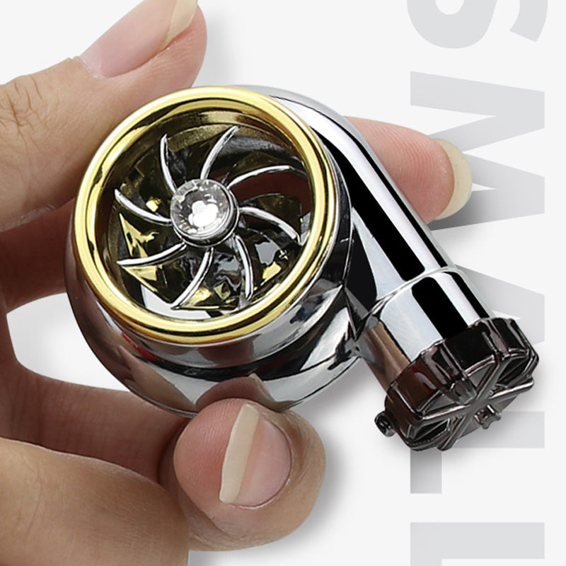 Car Perfume Wood Vent Diffuser - Turbine Design - Delicate Leather
