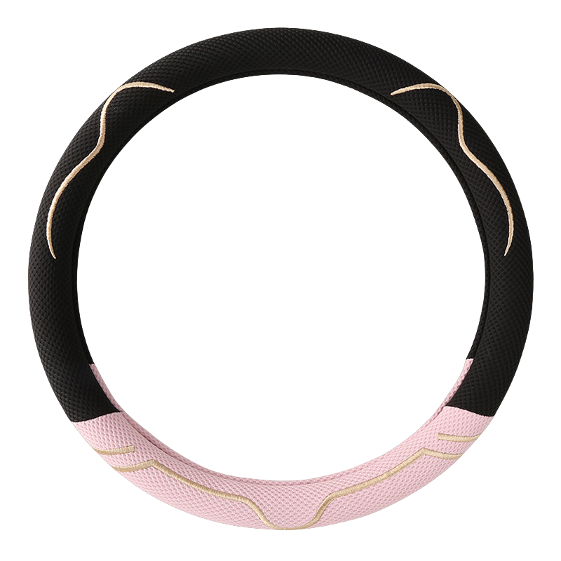 Universal Steering Wheel Cover - PU Leather O and D Shape - Delicate Leather