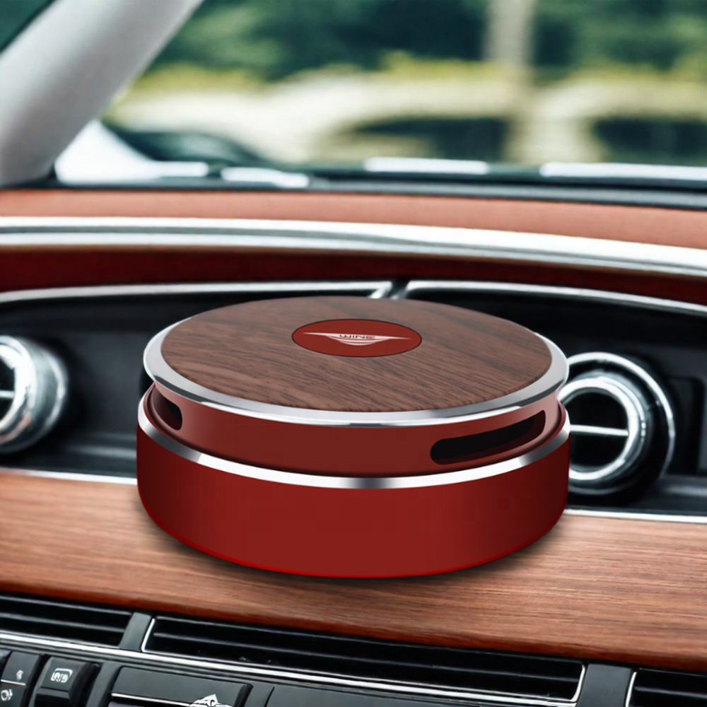 Car Aromatherapy Decoration - Vehicle Essential Oil Solid Balm Perfume Portable Air Freshener Diffuser - Delicate Leather