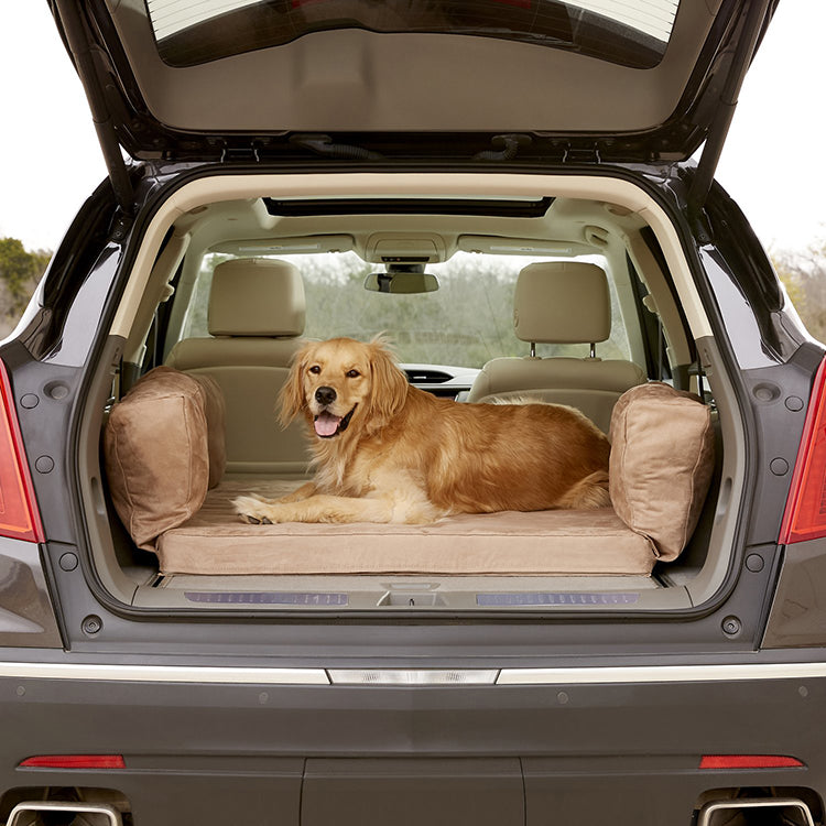 2024 Designer High-Quality Pet Dog Car Seat Cover - Waterproof, Washable, Orthopedic Memory Foam Large Luxury Dog Bed - Delicate Leather