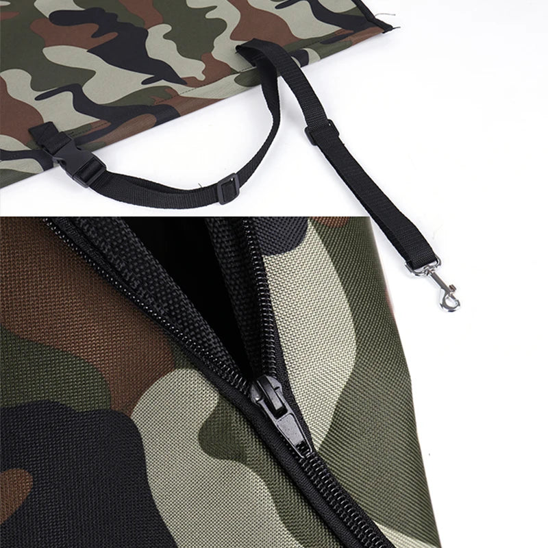 New Seat Cover for Pet Transport - Car Seat Cover, Folding Travel Bag, Waterproof Fabric Pet Transport Basket - Delicate Leather