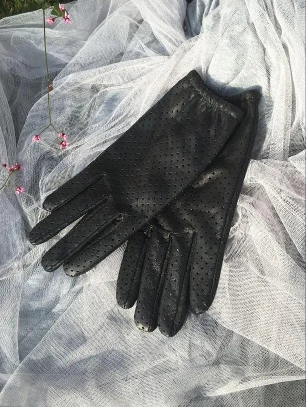 2024 Winter Autumn Women's Fashion Genuine Leather Driving Gloves - Delicate Leather