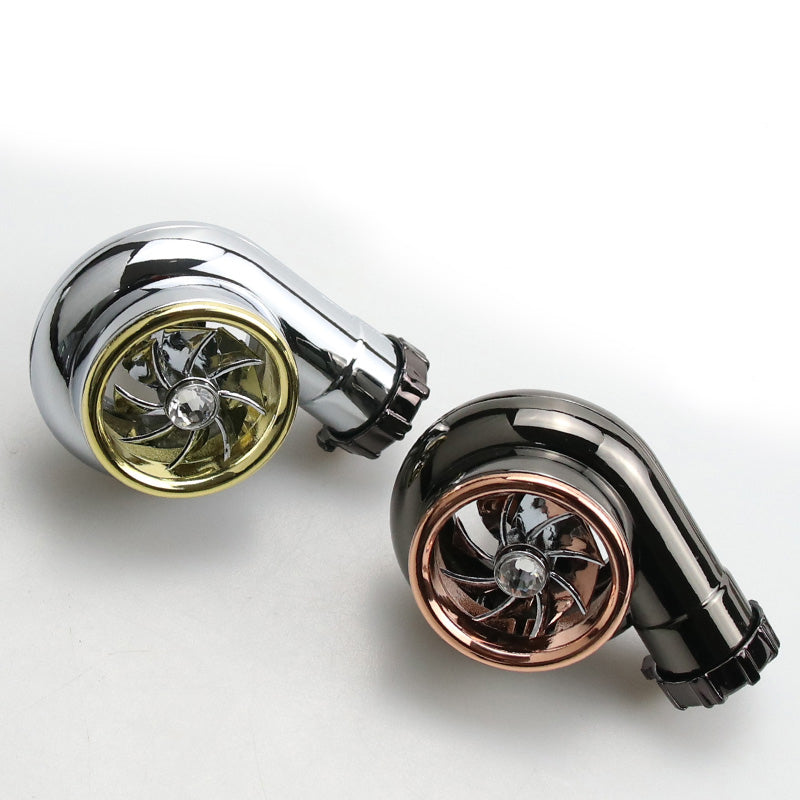 Car Perfume Wood Vent Diffuser - Turbine Design - Delicate Leather