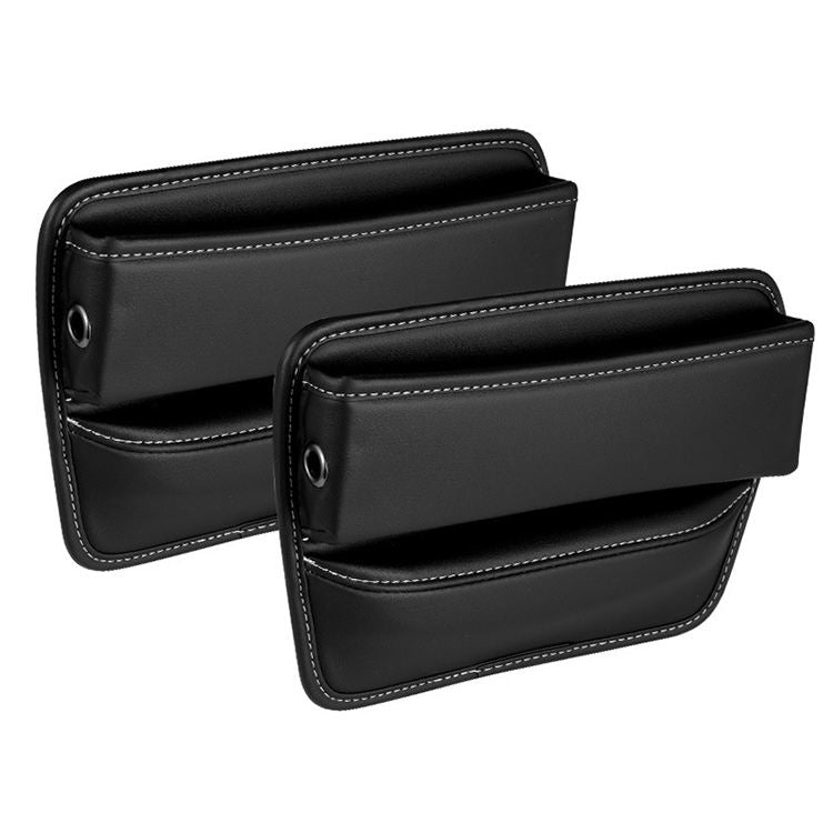 Car Seat Gap Filler Organizer, Custom For All Cars, Car Back Seat Cushion Organizer - Car Seat Gap Filler and Storage Box, Automotive Car Seat Gap Filler Organizer - Delicate Leather