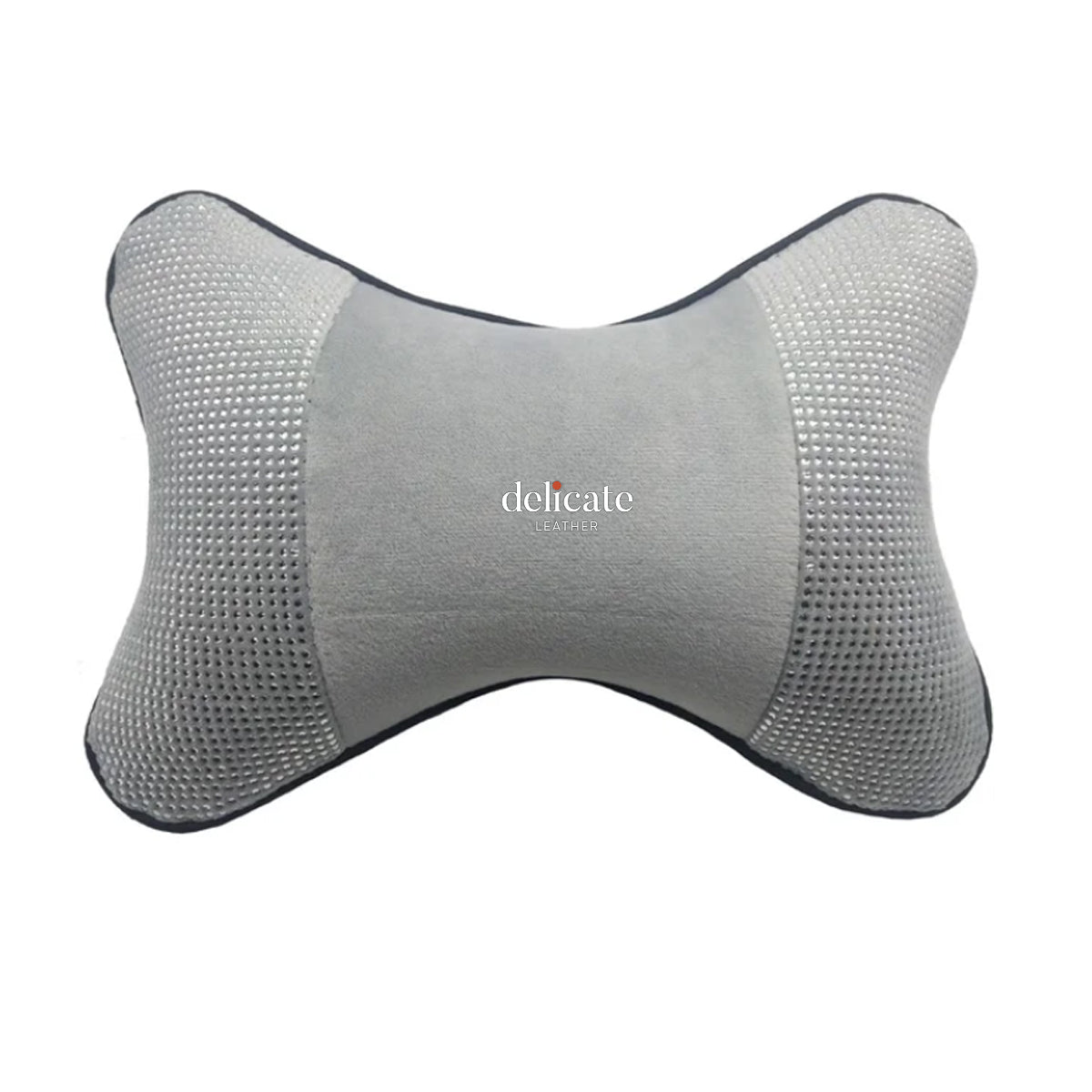 Universal Car Neck Pillow for Comfortable Support - Compatible with Most Auto Accessories and Filled with Fiber Material - Delicate Leather