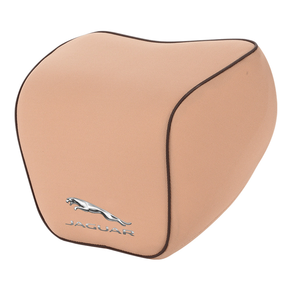 Lumbar Support Cushion for Car and Headrest Neck Pillow Kit, Custom For Cars, Ergonomically Design for Car Seat, Car Accessories JG13983 - Delicate Leather