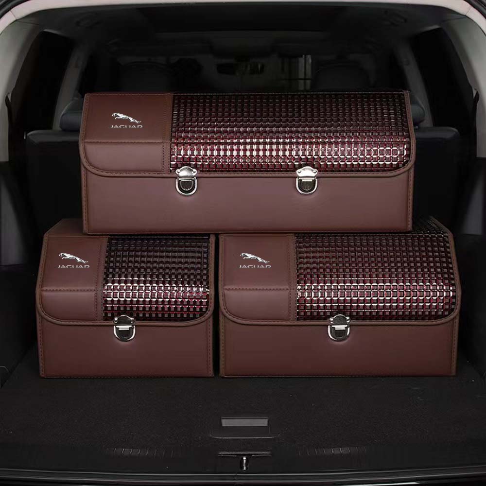 Organizer for Trunk Box Storage, Car Accessories Interior Vehicle Supplies Accessories for the Car - TBS - Delicate Leather