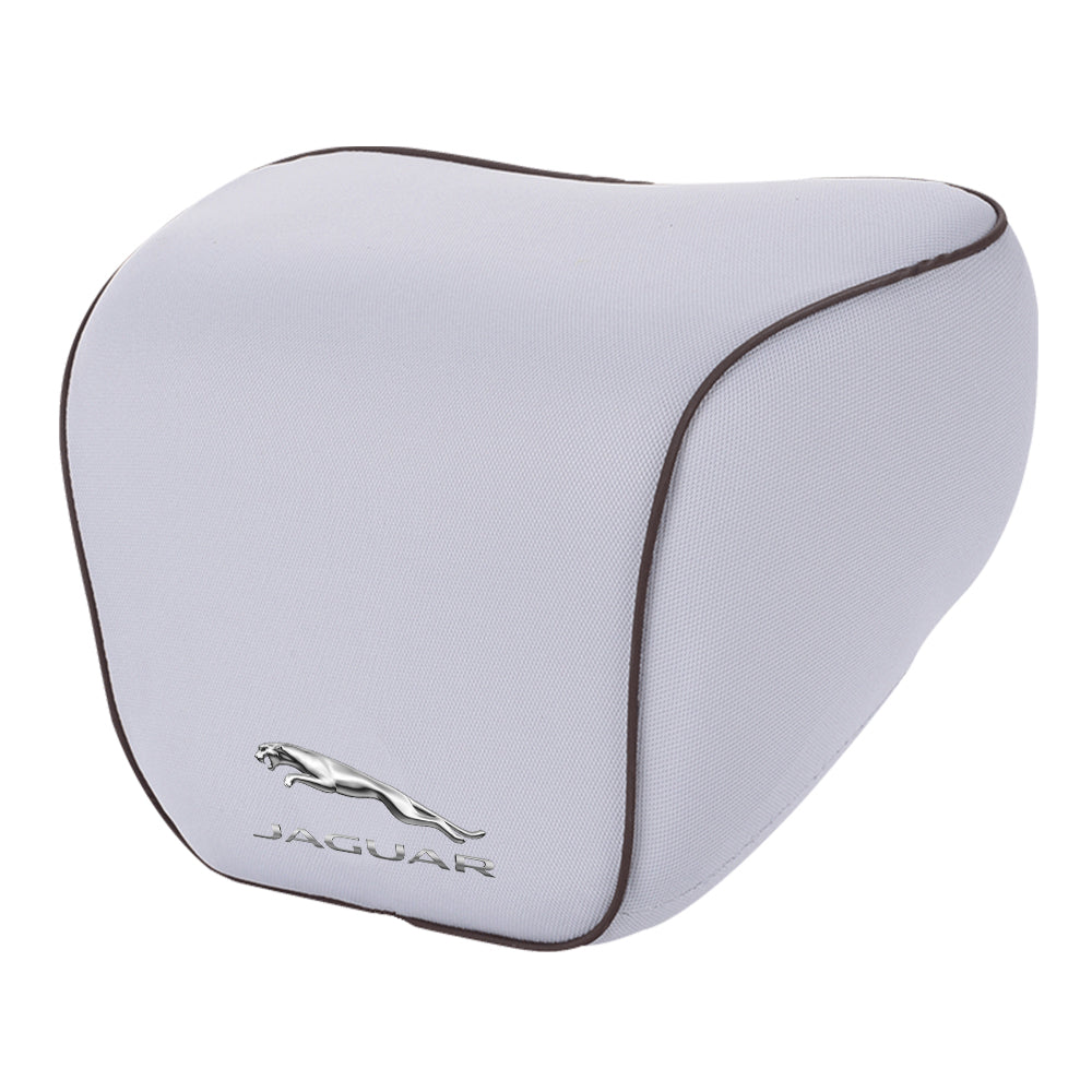 Lumbar Support Cushion for Car and Headrest Neck Pillow Kit, Custom For Cars, Ergonomically Design for Car Seat, Car Accessories JG13983 - Delicate Leather