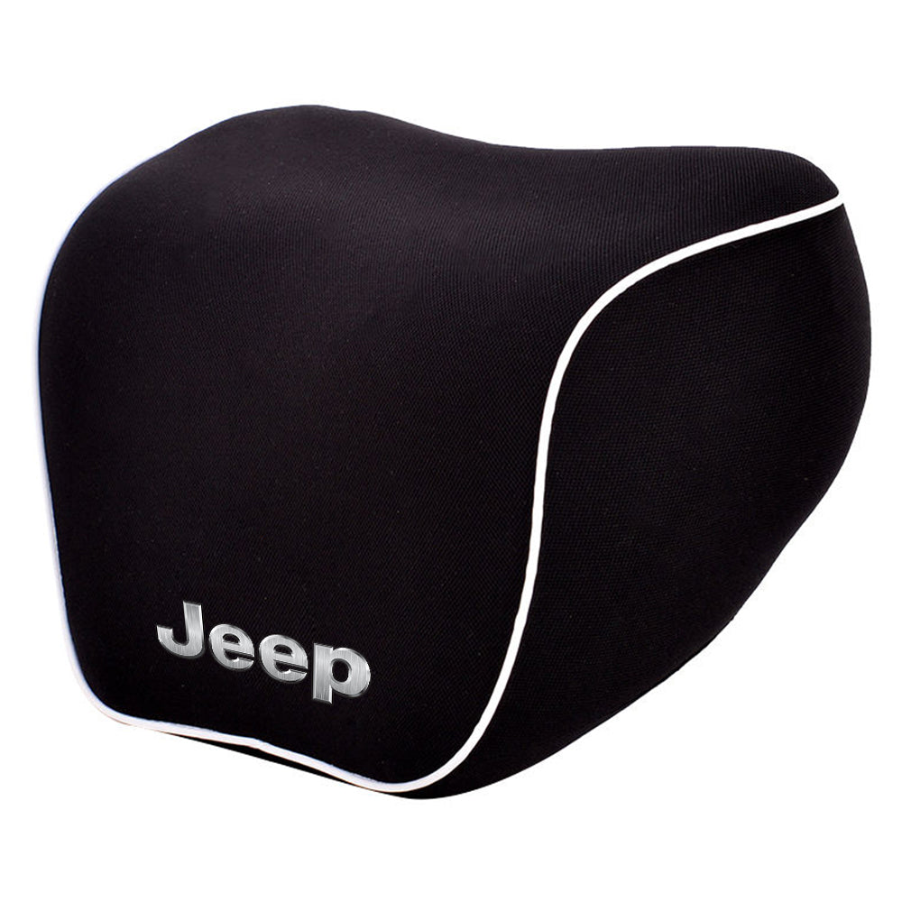 Lumbar Support Cushion for Car and Headrest Neck Pillow Kit, Custom For Cars, Ergonomically Design for Car Seat, Car Accessories JE13983 - Delicate Leather