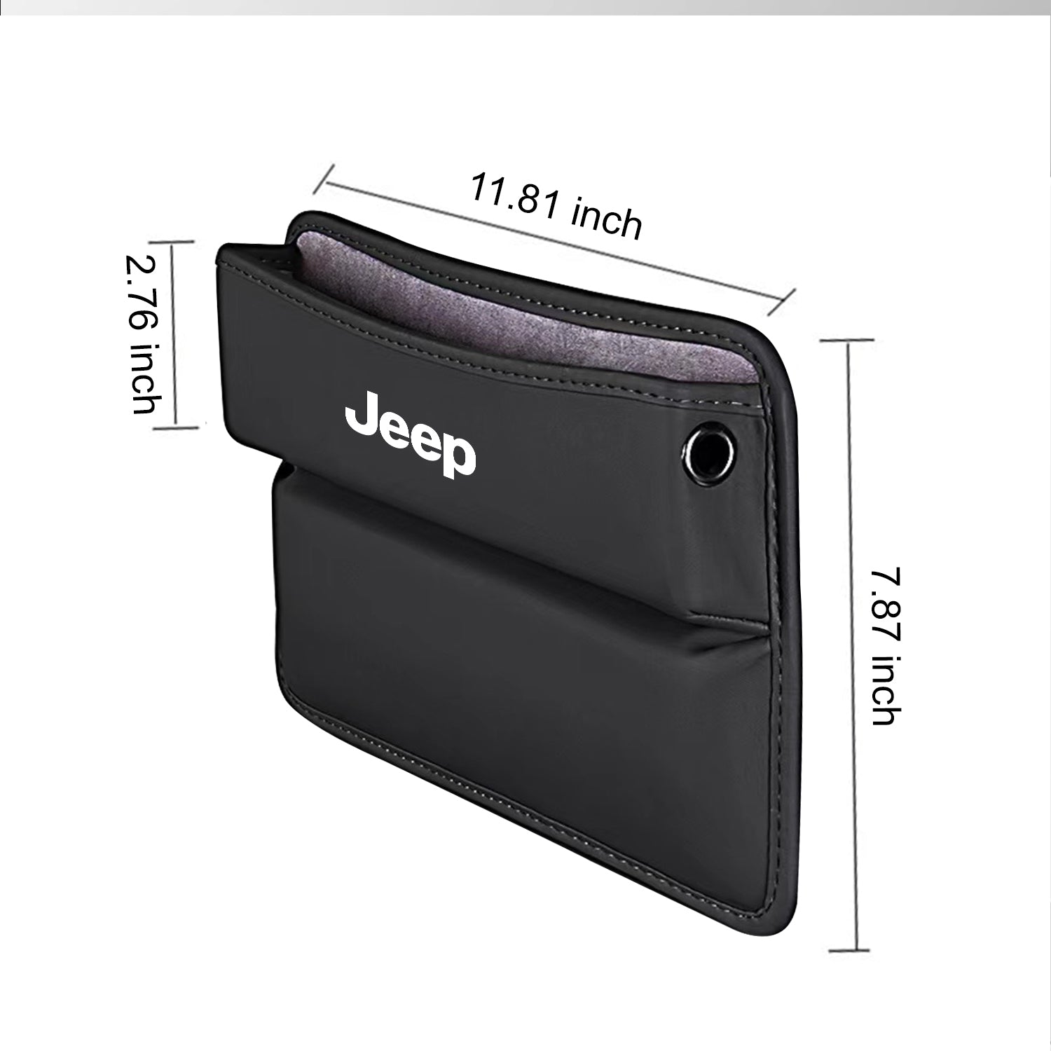 Car Seat Gap Filler Organizer, Custom Fir For Your Cars, Multifunctional PU Leather Console Side Pocket Organizer for Cellphones, Cards, Wallets, Keys