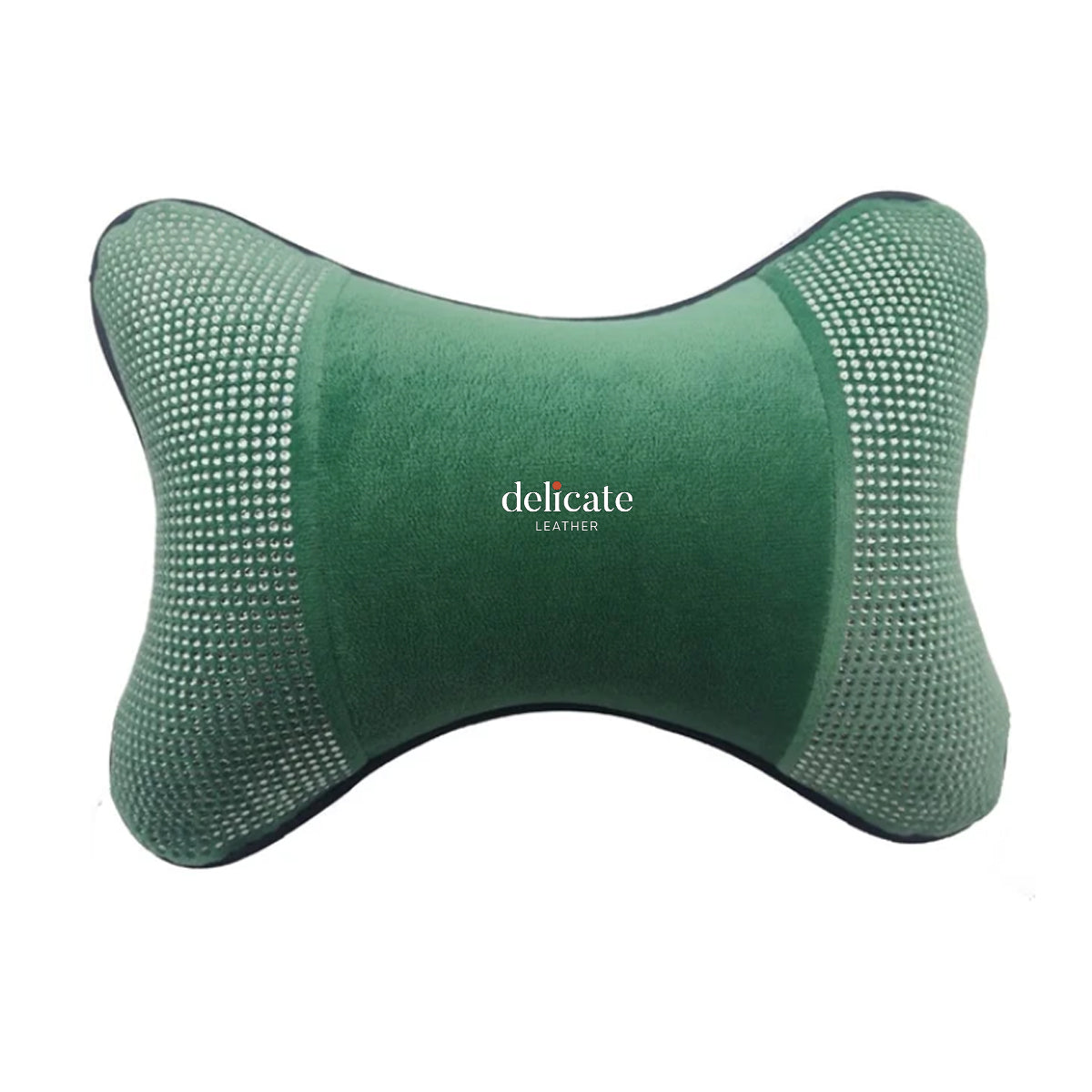 Universal Car Neck Pillow for Comfortable Support - Compatible with Most Auto Accessories and Filled with Fiber Material - Delicate Leather