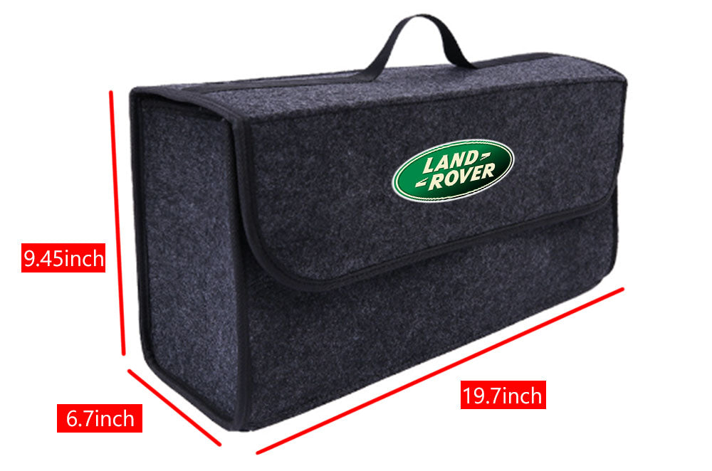Soft Felt Car Bag Organizer Folding Car Storage Box Non Slip Fireproof Car Trunk Organizer, Custom For Your Cars, Car Accessories LR12990 - Delicate Leather