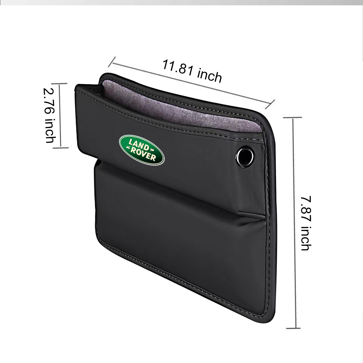 Car Seat Gap Filler Organizer, Custom For Your Cars, Multifunctional PU Leather Console Side Pocket Organizer for Cellphones, Cards, Wallets, Keys
