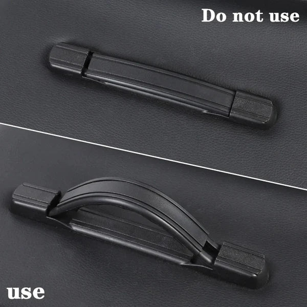 Foldable Trunk Storage Luggage Organizer Box, Custom For Cars, Portable Car Storage Box Bin SUV Van Cargo Carrier Caddy for Shopping, Camping Picnic, Home Garage, Car Accessories KX12996 - Delicate Leather