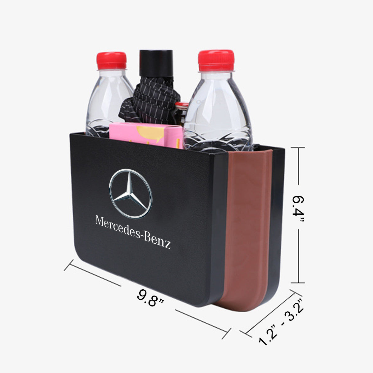 Hanging Waterproof Car Trash can-Foldable, Custom For Your Cars, Waterproof, and Equipped with Cup Holders and Trays. Multi-Purpose, Car Accessories MB11992