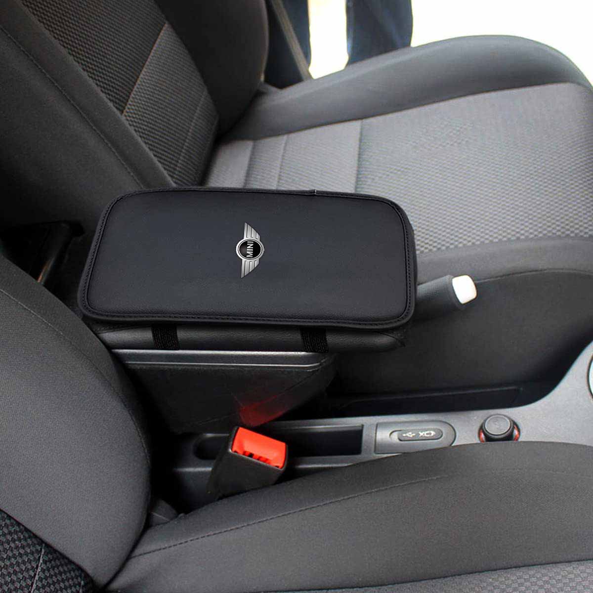 Leather Center Console Cushion Pad, Custom For Your Cars, Waterproof Armrest Seat Box Cover Fit, Car Interior Protection Accessories, Car Accessories MC13991 - Delicate Leather
